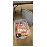 Tote full of bags and bows