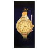 Sarah Coventry watch NIB with a gold colored band