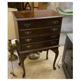Wooden flatware storage unit approx size is 36