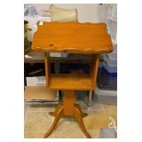 Podium approx 40 inches tall X 23 wide X 14 deep