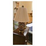 Decorative shade lamp approx 24 inches tall