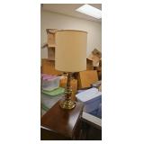 Heavy shade lamp approx 36 inches tall