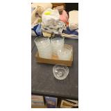 Arcoroc glass pattern bowls approx 19