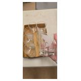 Set of fish whiskey glasses
