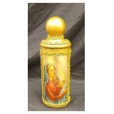 Approx 11 inch empty jar with Mary and Jesus.
