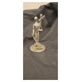 Legal pewter statue approx 4 inches tall