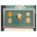 1997 United States mint proof set with COA