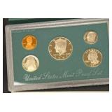 1997 United States mint proof set with COA