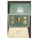 1996 United States mint proof set with COA