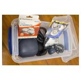 Shaving stuff and tote with lid