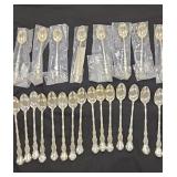 24 Gorham Sterling Ice Tea long handled spoons.