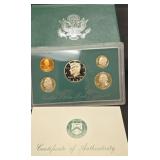 1996 United States mint proof set with COA