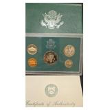 1996 United States mint proof set with COA