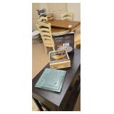 Nut bowl, swivel HDTV antenna & glass platform