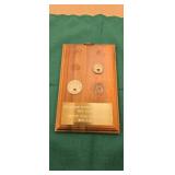 Buchanan county coal Corp Nov.1 1973 plaque with