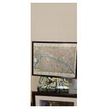 The streets of Paris print Approx size is 24 x 18
