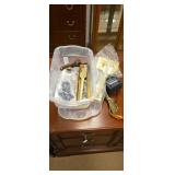 Lamp parts and pieces and a letter number
