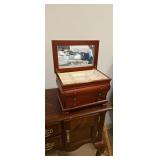 New jewelry box approx 10 X 15 x 9 inches.