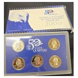 2000 50 state quarters United States mint proof
