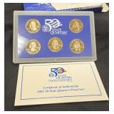 2002 50 state quarters United States mint proof