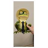 Fun tie wearing frog