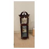 Edward Myer Quartz clock approx 34 x 11 inches
