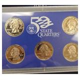 2000  50 state quarters United States mint proof