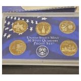 2000 50 state quarters United States mint proof