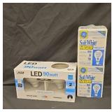 Soft white light bulbs and outdoor bulbs