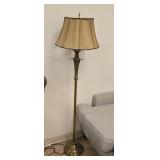 Free standing lamp with shade approx 50 inches