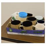 Collection of coffee cups