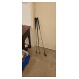 3 golf clubs
