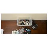 Tote of chargers