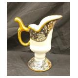 Decorative oriental pitcher approx 9 inches tall