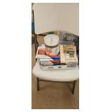 Cds electronic rolodex, paper and misc