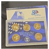 United States Mint 50 state quarters proof set