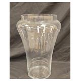 Nice tall clear vase approx 16 inches tall