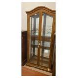 China cabinet with lights Approx 80 inches tall X