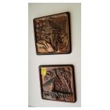 Nice pair of wall plaques