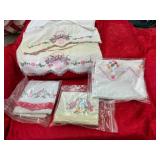 Embroidered Linen Lot