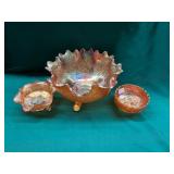 Iridescent Glass Bowl Set