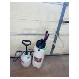 Two Plastic Garden Sprayers