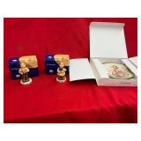 M.J. Hummel Figurines and Plate Set