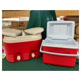 Igloo Red Coolers Set
