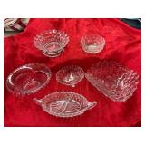 Pressed Glass Dish Set