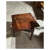 Square Wooden Side Table
