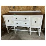 Two-Tone Wooden Sideboard