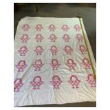 Pink Basket Quilt