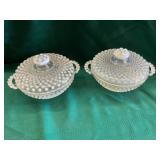 Opalescent Glass Covered Dishes
