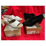 Two Pairs of Clarks Shoes